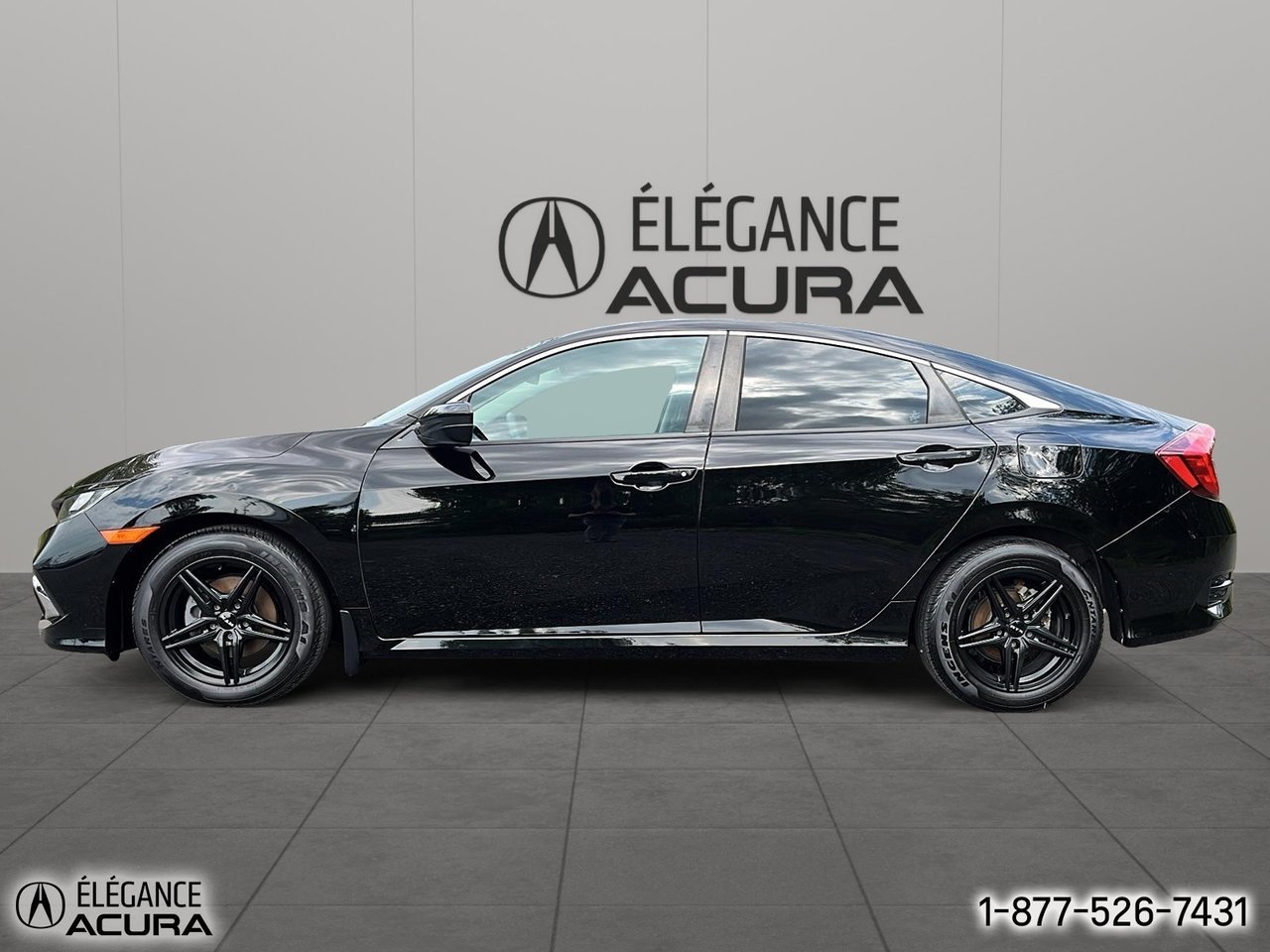 2020 Honda Civic Sedan LX | A8378A Black Granby - photo #28