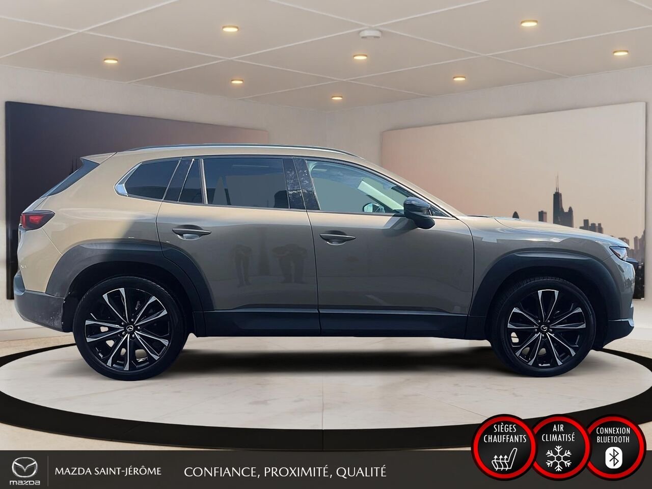 Mazda CX-50 GT avec moteur turbo | TOIT PANORAMIQUE | AWD | CUIR 2023 Beige Saint-Jérôme - photo #4