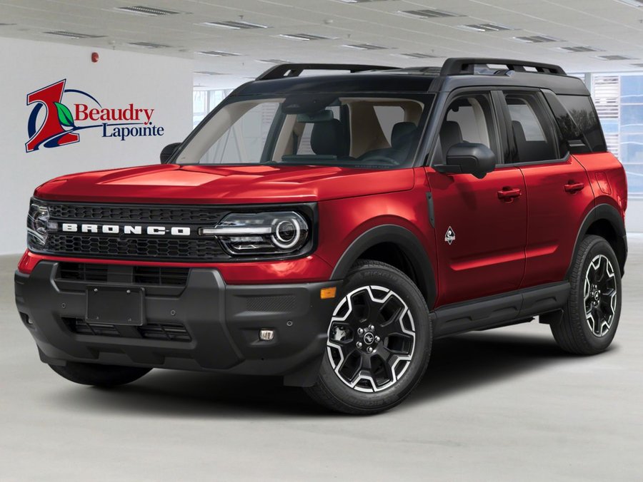 Ford Bronco Sport Outer Banks 4x4 2026 Rouge rubis métallisé teinté verni