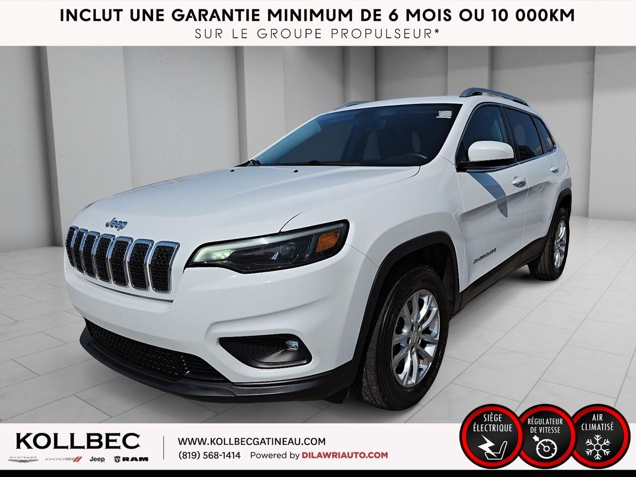 JEEP CHEROKEE 261101 | North 4x4 2019 Blanc Gatineau - photo #0