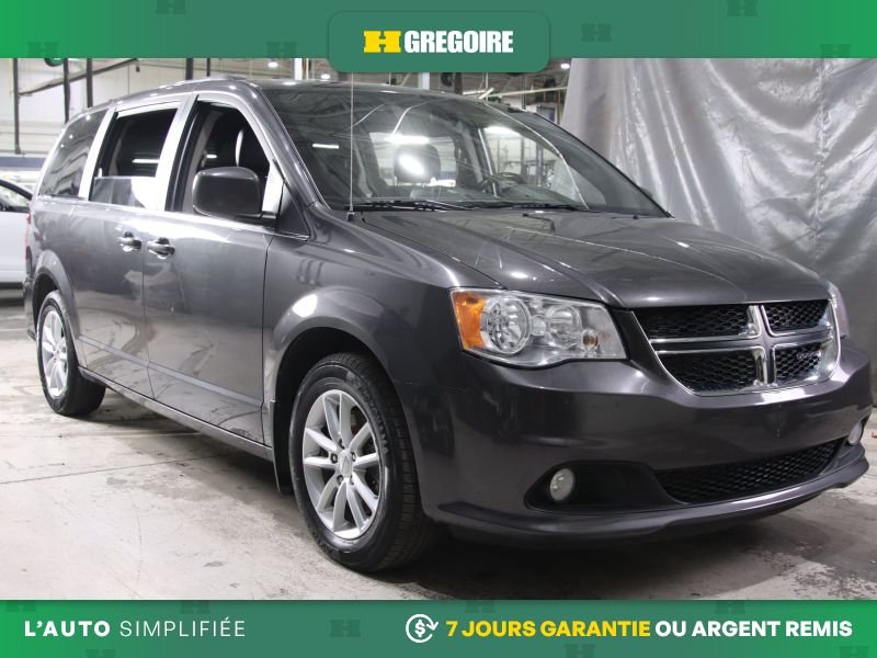 2019 Dodge GR Caravan SXT Premium Plus AUTO A/C MAGS CUIR NAV CAM RECUL Grey