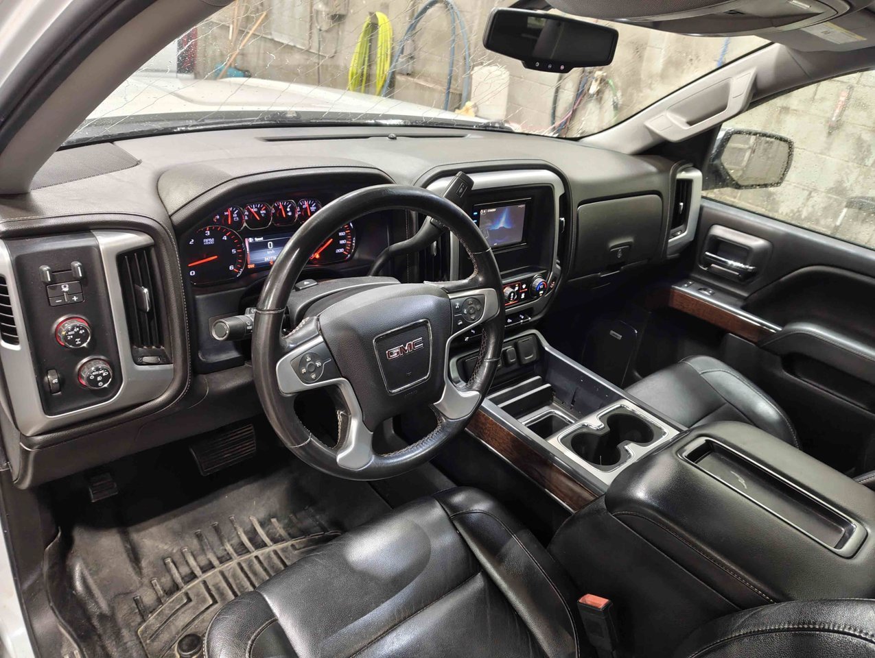 2015 GMC Sierra 1500 4WD Crew Cab 153.0 SLT White Sherwood Park - photo #6