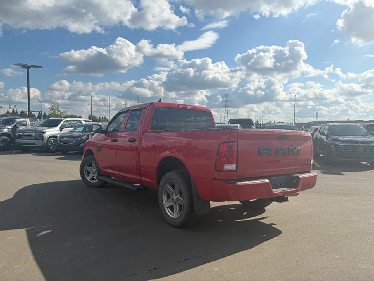 2021 Ram 1500 Classic Express 4x4 Quad Cab 6'4 Box Red Sherwood Park - photo #3