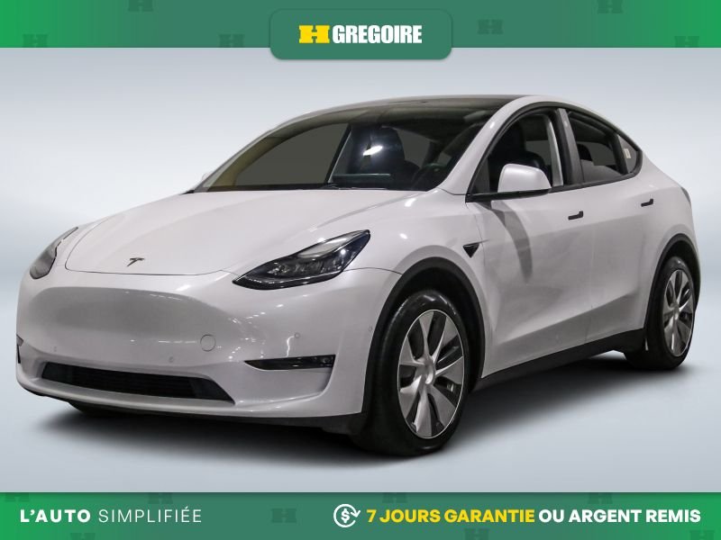 2022 Tesla Model Y Long Range AWD AUTO A/C CUIR TOIT NAV MAGS CAM REC White