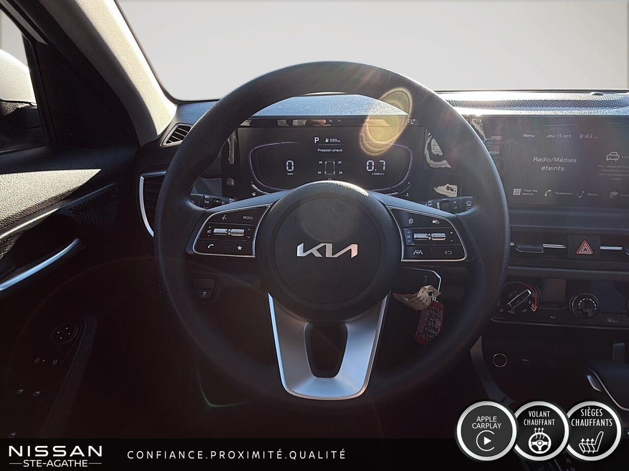 2024 Kia Seltos LX TI | 1 PROPRIÉTAIRE | CARPLAY | ANGLES MORTS | CAMÉRA DE RECUL White Saint-Jérôme - photo #12