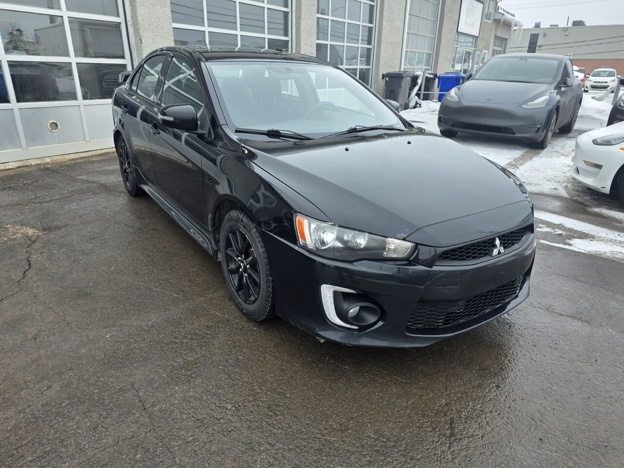 2017 Mitsubishi Lancer Black  - photo #7