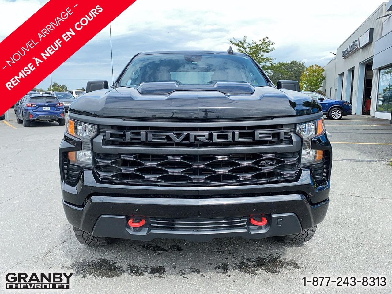 Chevrolet Silverado 1500 Custom Trail Boss crewcab boite 6.6 | 26-0908A 2024 Noir Granby - photo #1