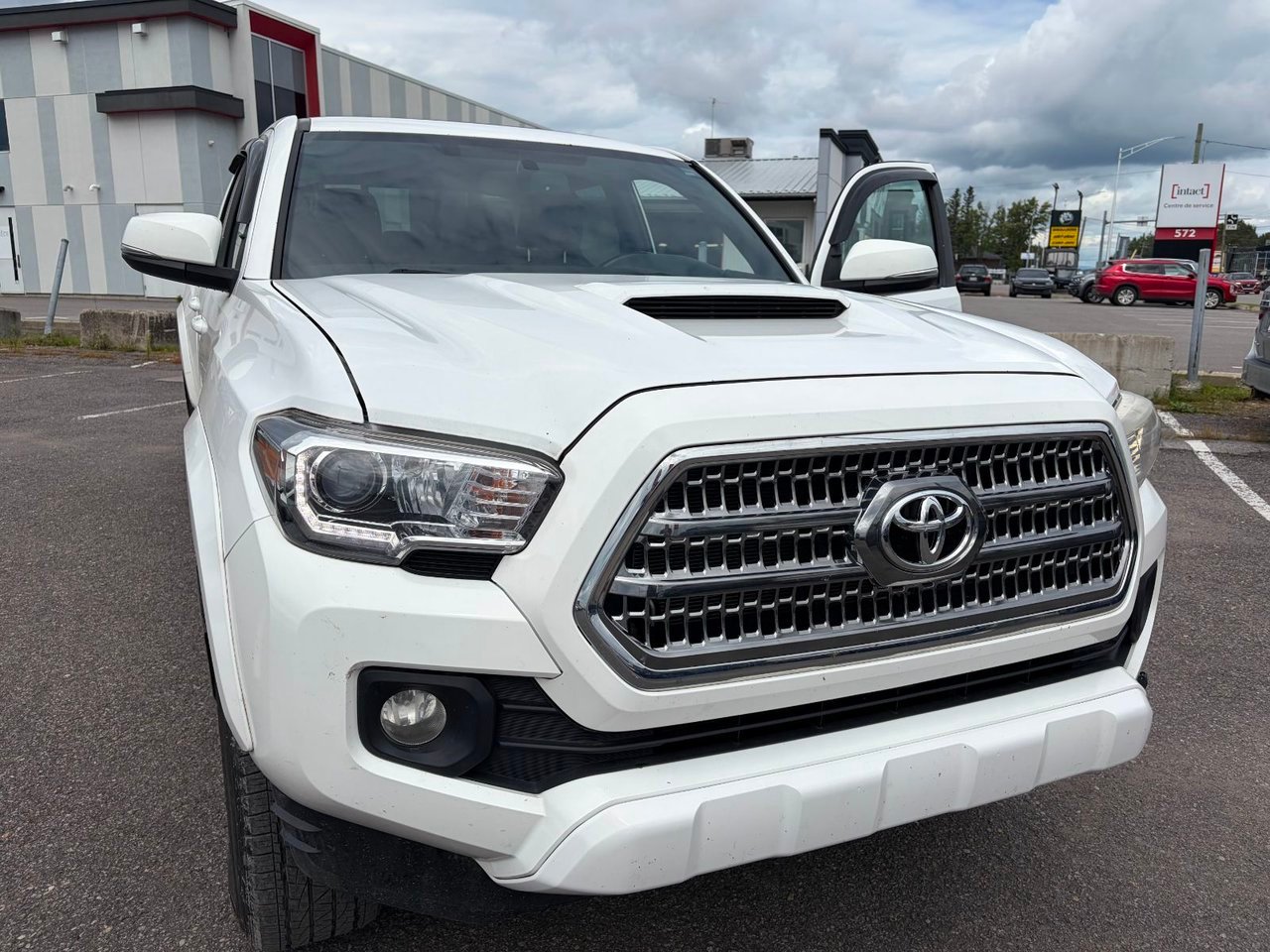 Toyota TACOMA DBL CAB SR5/TRD 2016 Blanc Notre-Dame-des-Prairies - photo #3