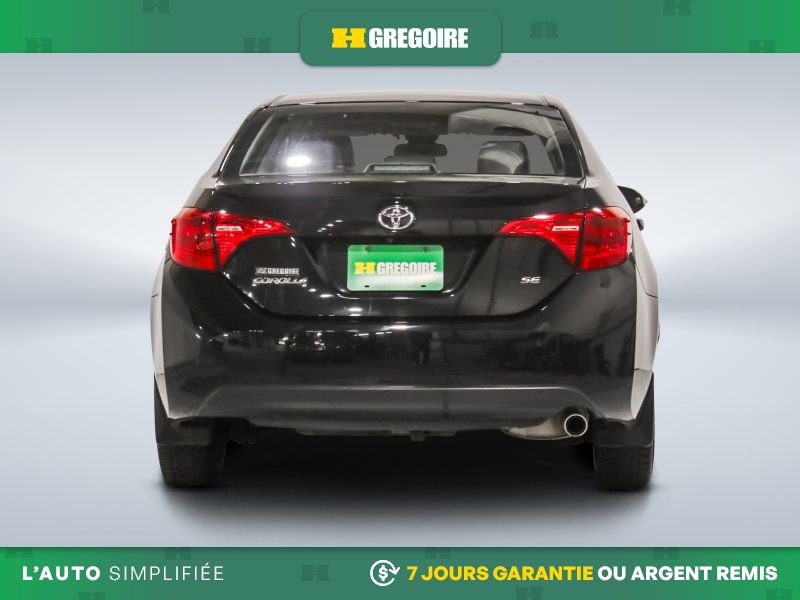 Toyota Corolla 823044 | SE AUTO AC CUIR GR ELECT CAMERA DE RECUL BLEUTOOTH 2019 Noir Laval - photo #7