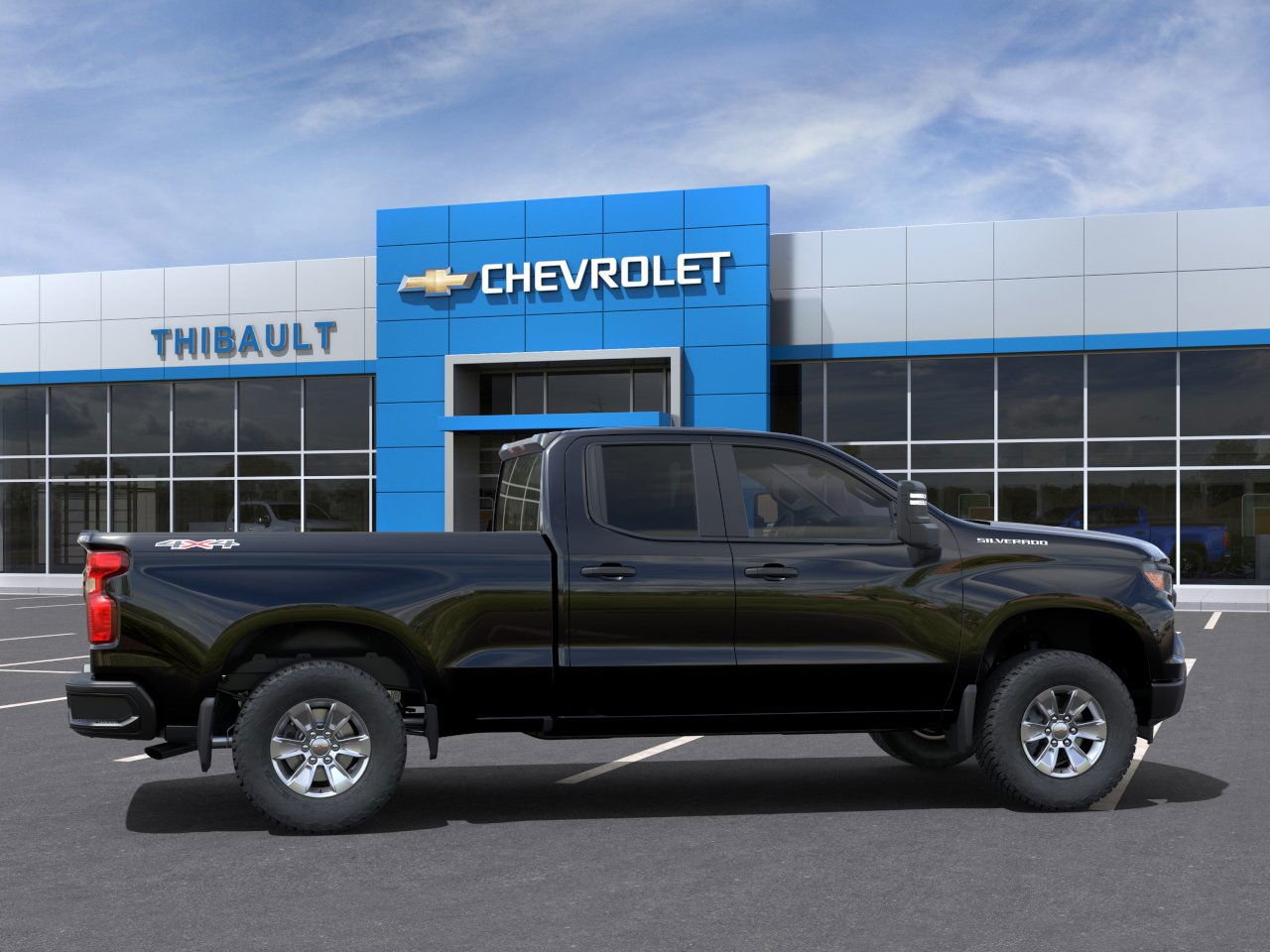 2025 Chevrolet Silverado 1500 Camion de travail Black Saint-Eustache - photo #4