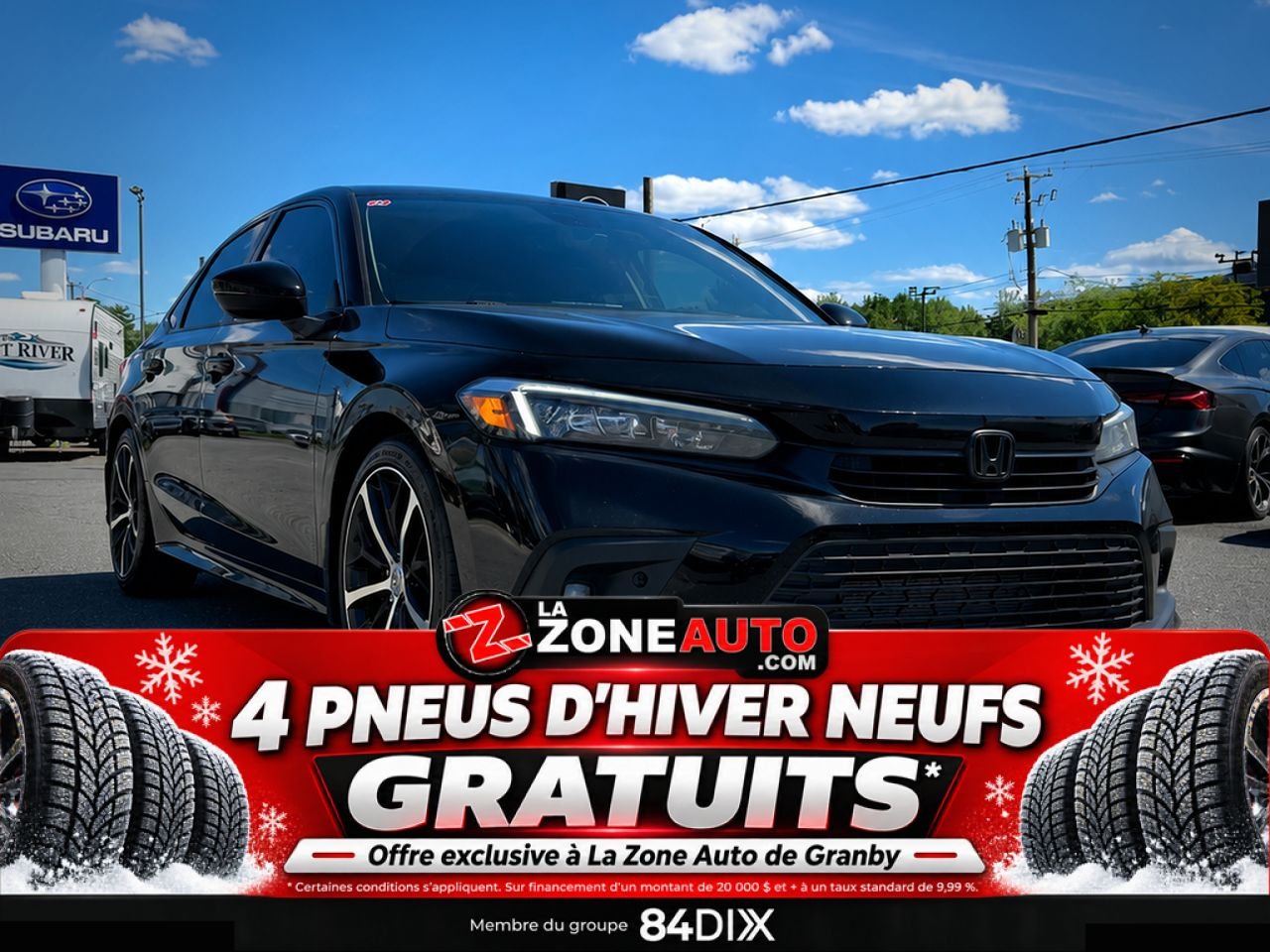 Honda Civic Berline 2022 Noir Granby - photo #8