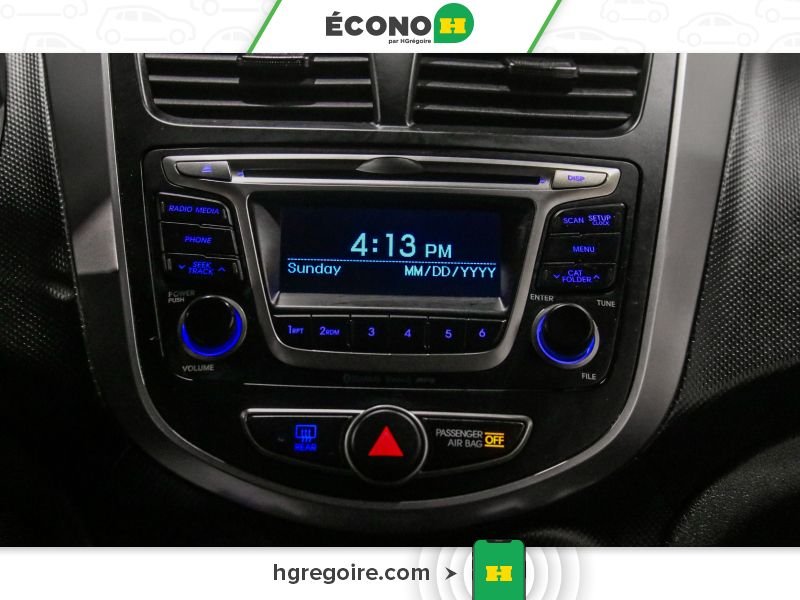 Hyundai Accent 822116 | GL AUTO GR ÉLEC A/C BLUETOOTH 2016 Rouge Laval - photo #19