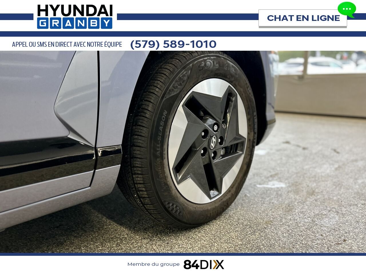 Hyundai Kona électrique 2025 Bleu Granby - photo #8