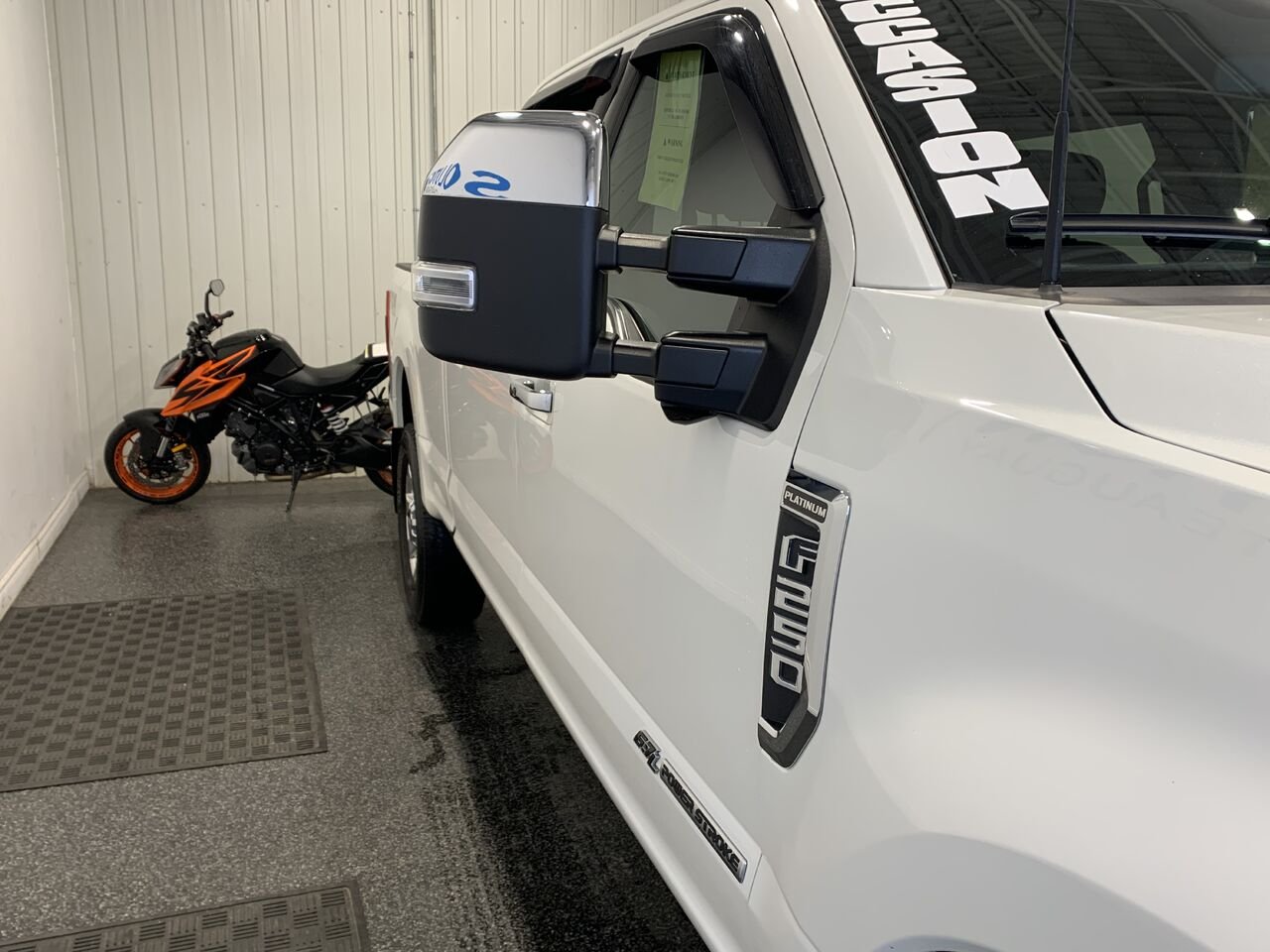 Ford Super Duty F-250 SRW PLATINUM, 6.7L,, TOIT PANO 2022 Blanc Châteauguay - photo #10