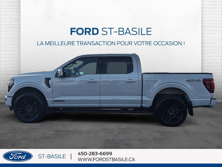 Ford F-150 LARIAT cabine SuperCrew 4RM caisse de 5,5 pi 2024 Gris