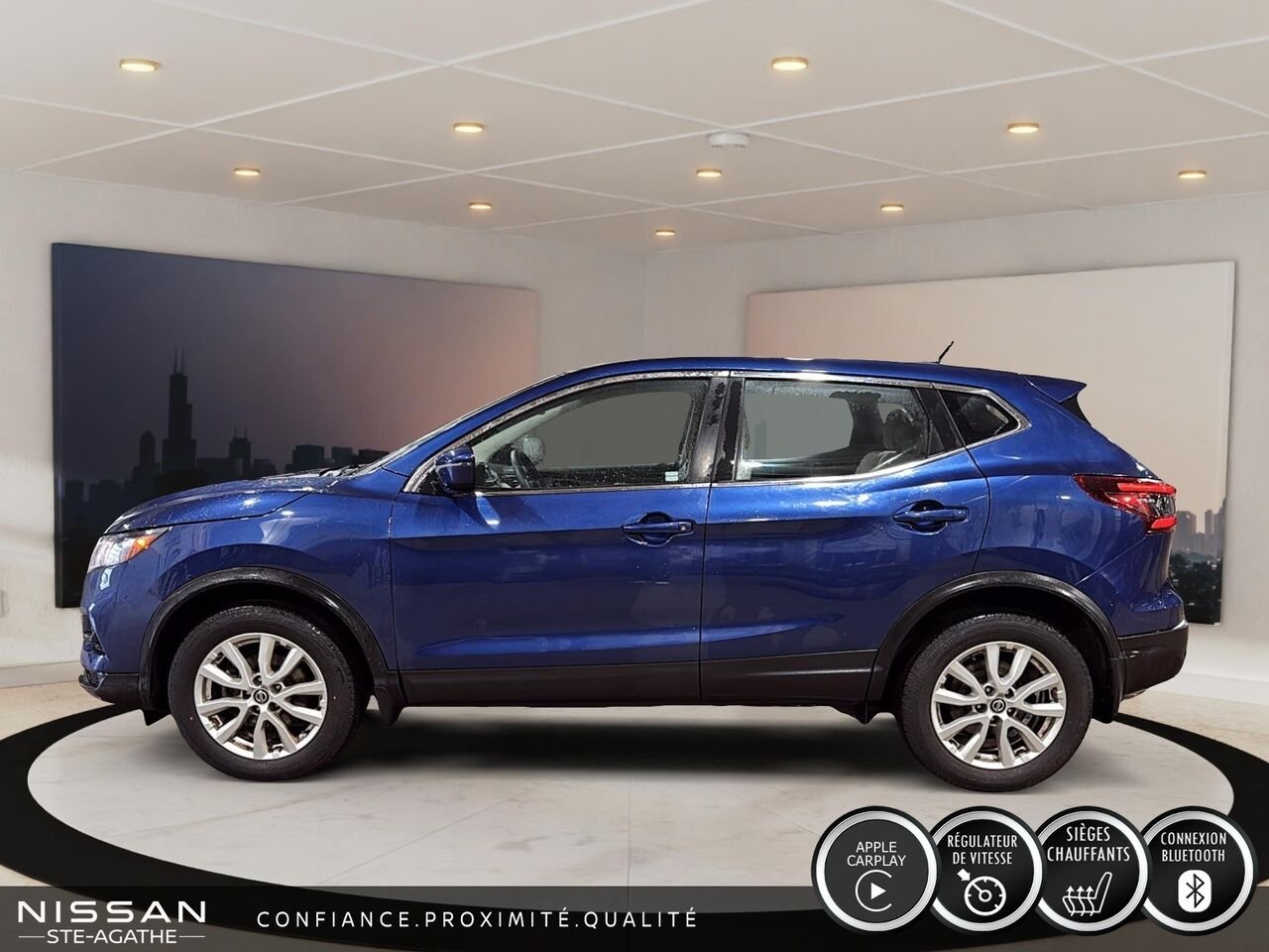2023 Nissan Qashqai S TI | JAMAIS ACCIDENTÉ | SIÈGES CHAUFFANTS | ANGLES MORTS | CAMÉRA DE RECUL Blue Saint-Jérôme - photo #5