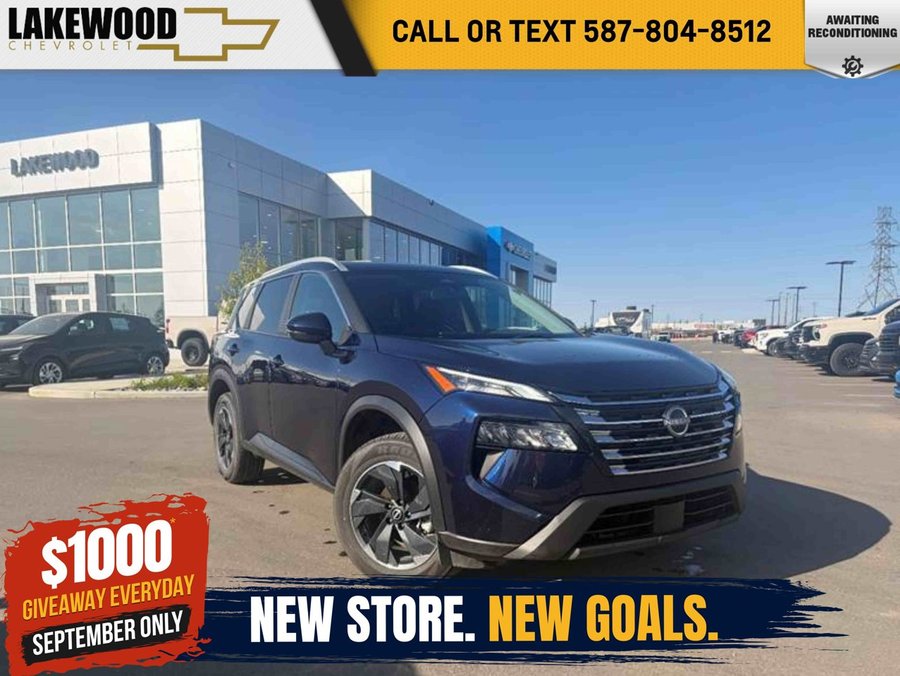 2025 Nissan Rogue SV AWD 1.5L | Panoramic Sunroof Blue