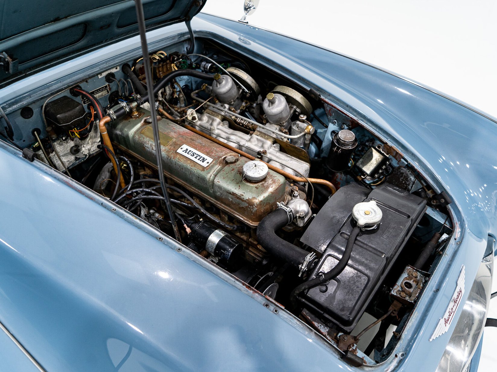Austin Healey 3000 Recent drivetrain complete rebuild **PRIX EN USD** 1960 Bleu Montréal - photo #16