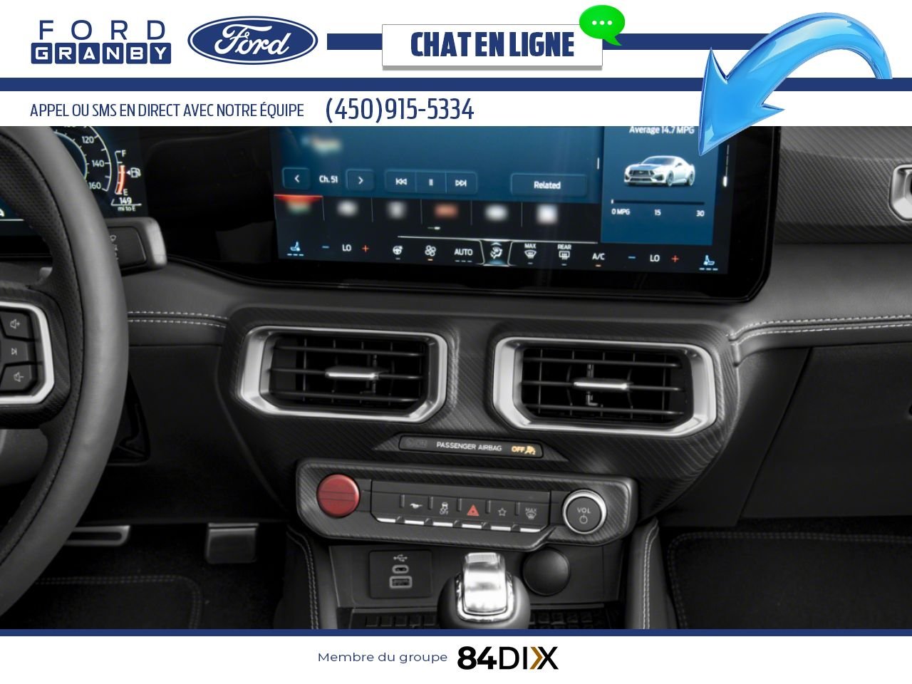 Ford Mustang 2024 Noir ombre Granby - photo #3