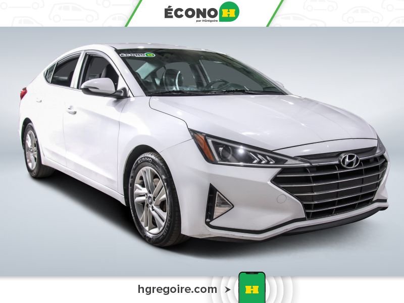 2019 Hyundai Elantra White Laval - photo #0