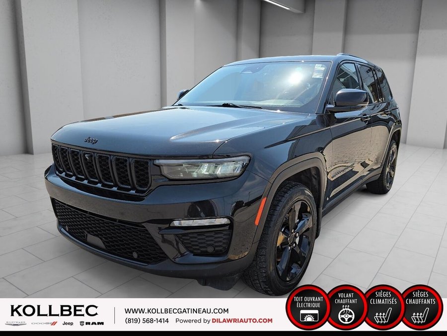 2023 JEEP GRAND CHEROKEE *** UN PROPRIO + CLEAN CARFAX + TOIT + NAV *** Black