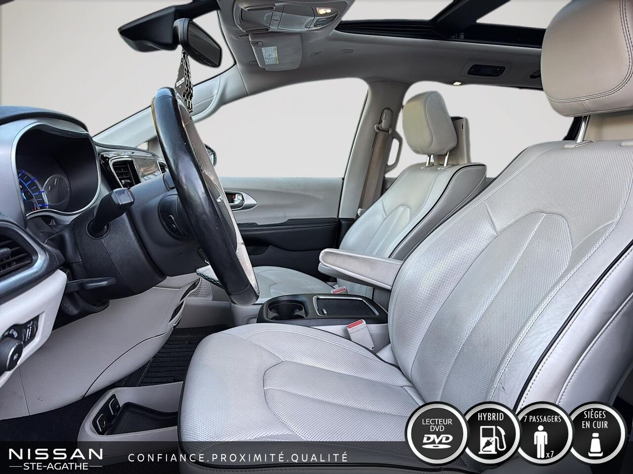 2018 Chrysler Pacifica Hybrid HYBRID|DVD|LIMITED|CUIR Grey Saint-Jérôme - photo #8