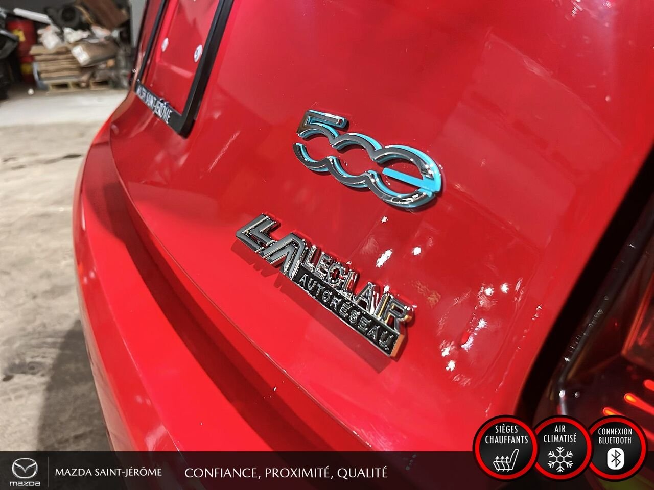 2024 FIAT 500e Édition (RED) | 100 % ÉLECTRIQUE | SEULEMENT 17 026 KM | CARFAX VIERGE Red Saint-Jérôme - photo #8