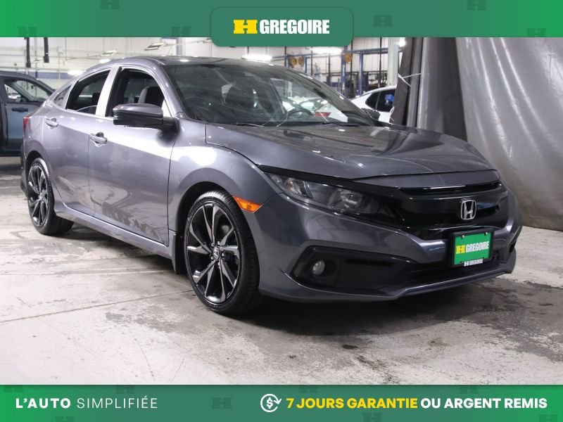 Honda Civic Sport AUTO A/C MAGS TOIT CAM RECUL BLUETOOTH 2019 Gris