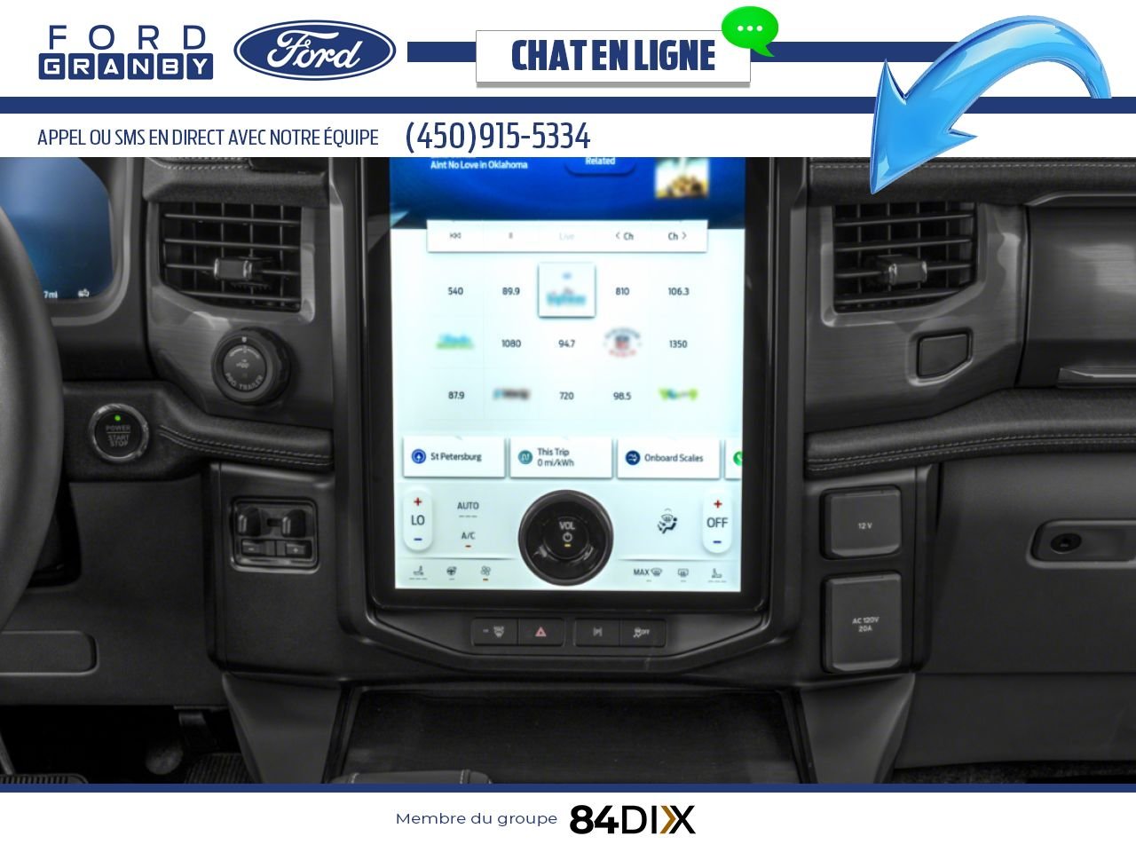 Ford F-150 Lightning 2025 Bleu antimatière métallisé Granby - photo #5