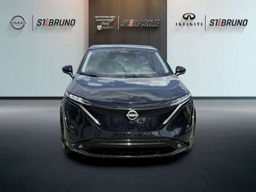 2024 Nissan Ariya EVOLVE +, AWD, TOIT PANO, BAS KILOMETRAGE Black