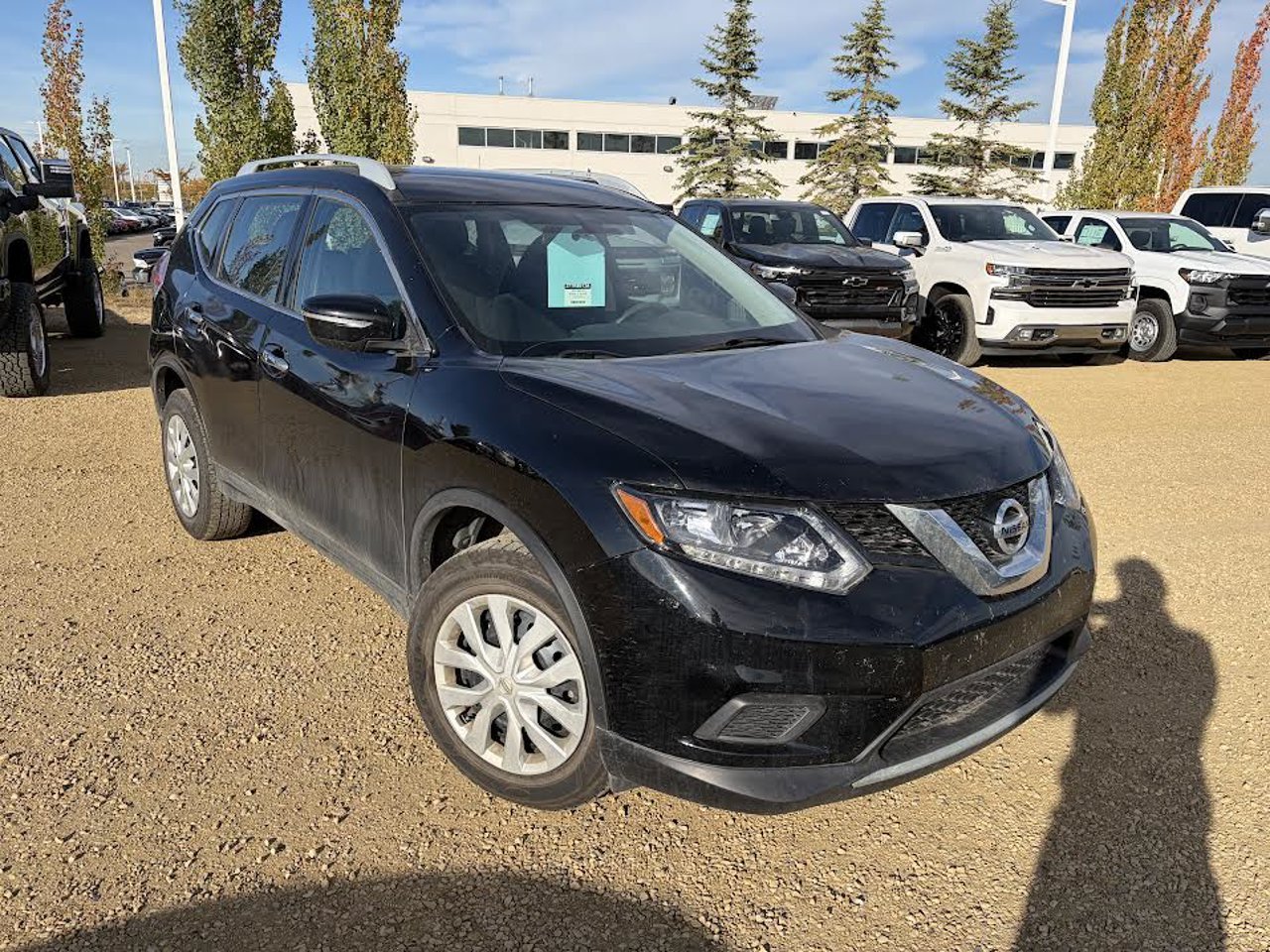 2015 Nissan Rogue AWD 4dr S Black Sherwood Park - photo #1