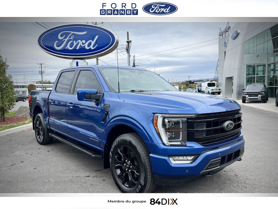 2022 Ford F-150 LARIAT cabine SuperCrew 4RM caisse de 5,5 pi Blue