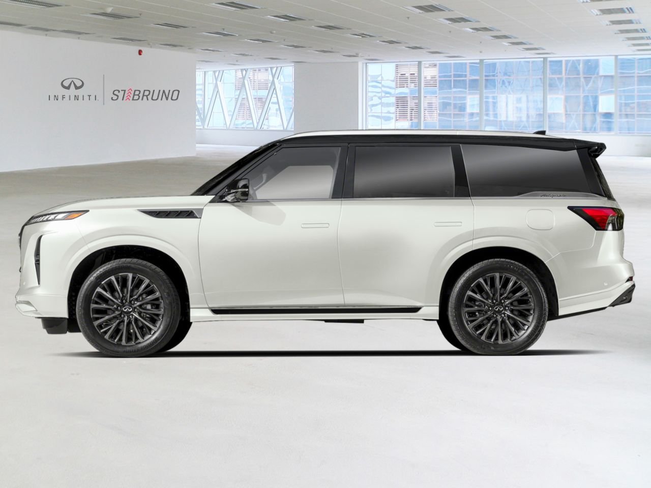 2026 INFINITI QX80 Black Obsidian/Radiant White  - photo #1
