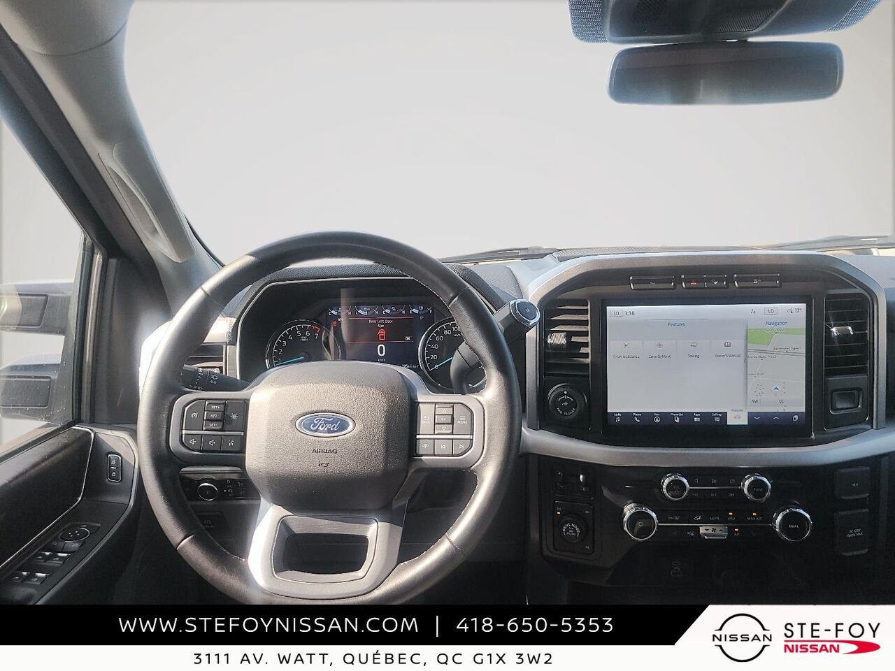 Ford F-150 XLT SUPER CREW 2023 Noir Ste-Foy - photo #12