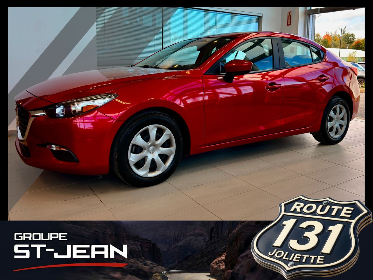 2018 Mazda Mazda3 Red Notre-Dame-des-Prairies - photo #0