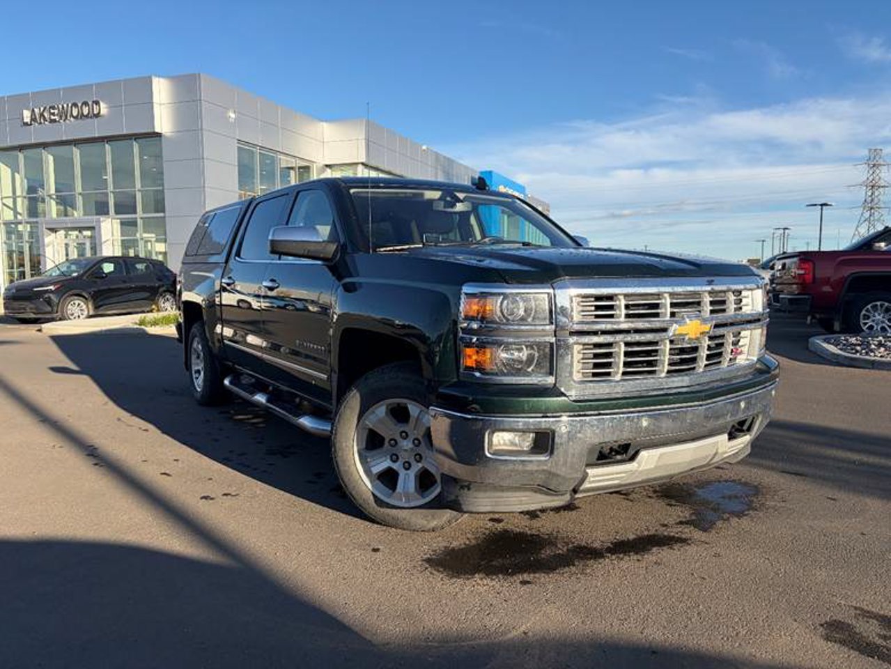 2015 Chevrolet Silverado 1500 4WD Crew Cab 143.5 LTZ w/2LZ Green Sherwood Park - photo #1