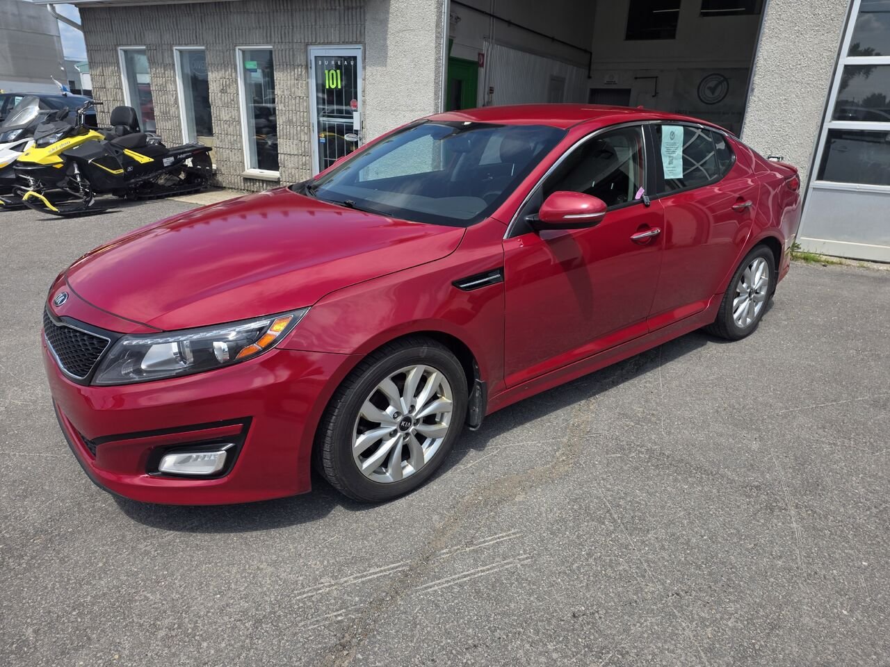 2015 Kia Optima Red  - photo #1