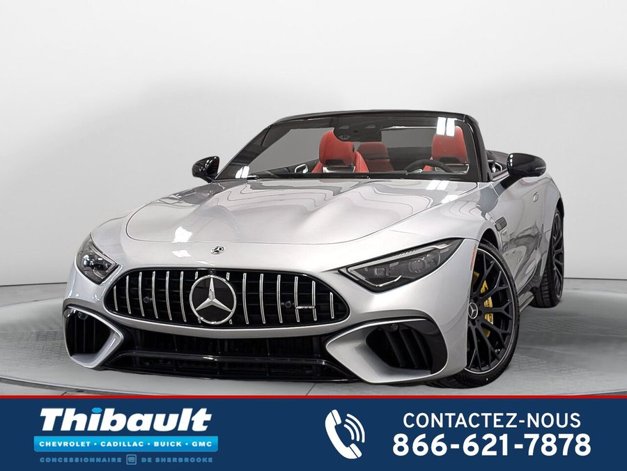 MERCEDES SL 63 AMG Option Burmester et Suspension Active 4Matic 2023 Argent