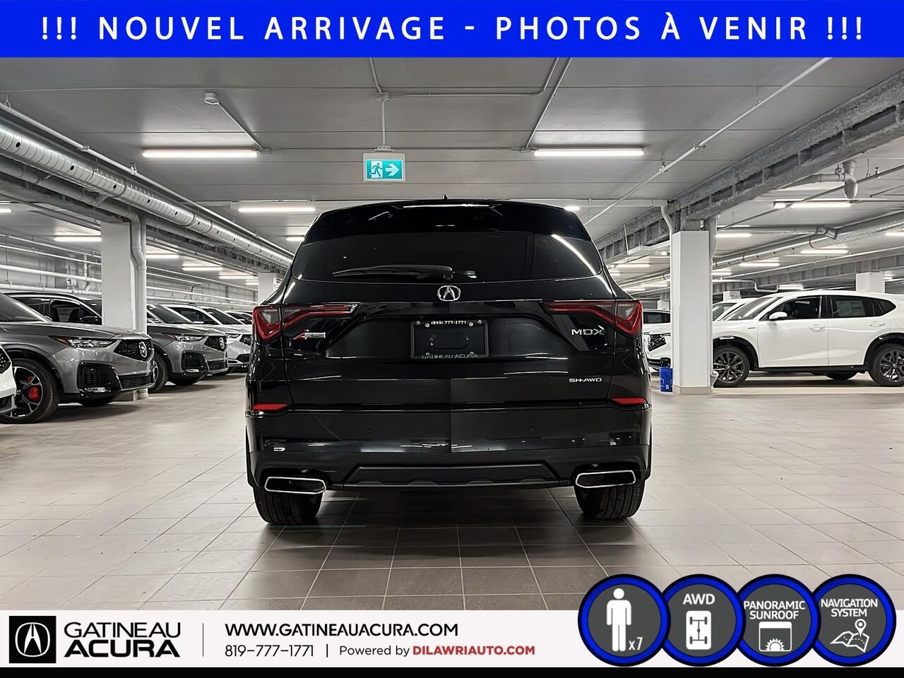 2022 Acura MDX A-Spec SH-AWD Black Gatineau - photo #5