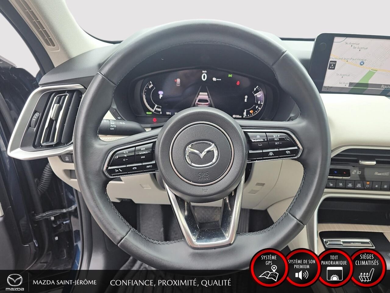 2025 Mazda CX-90 hybride rechargeable Blue Saint-Jérôme - photo #12