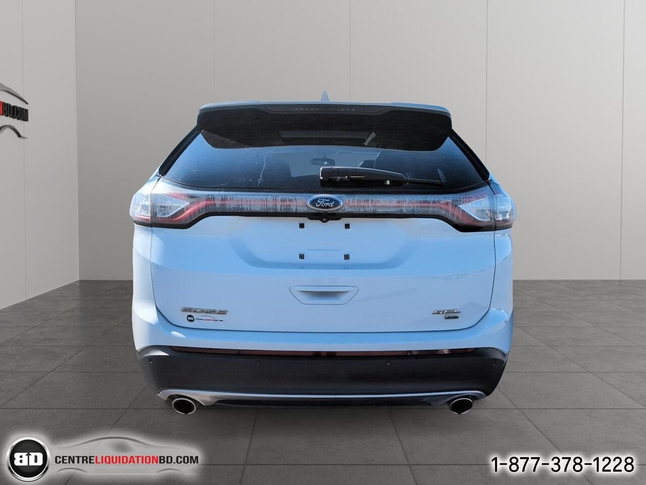 Ford Edge SEL AWD | BD0434 2017 Blanc Granby - photo #6