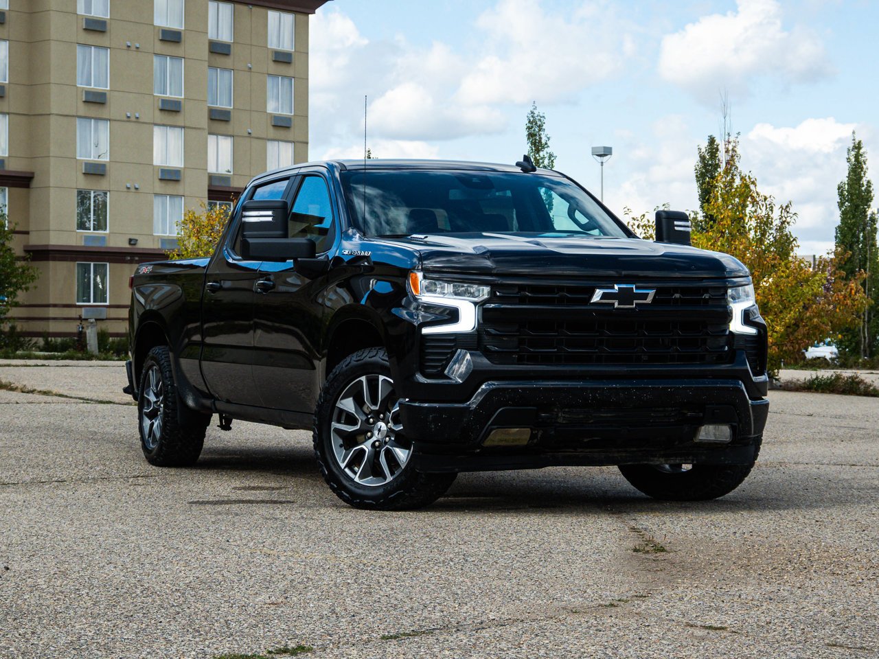 2024 Chevrolet Silverado 1500 4WD Crew Cab 147 RST Black Sherwood Park - photo #1