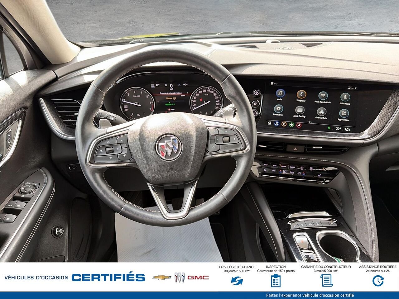 BUICK ENVISION Essence 4 portes TI 2022 Noir Montmagny - photo #8