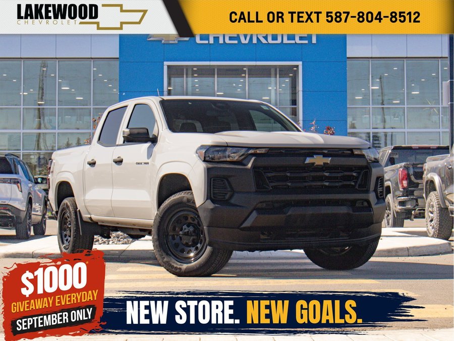 2024 Chevrolet Colorado 4WD Work Truck 2.7T | Bucket Seats White