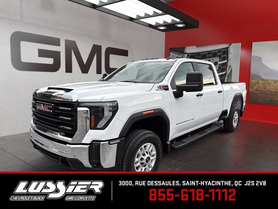 GMC Sierra 2500HD Pro cabine multiplace 4RM 159 po 2026 BLANC SOMMET