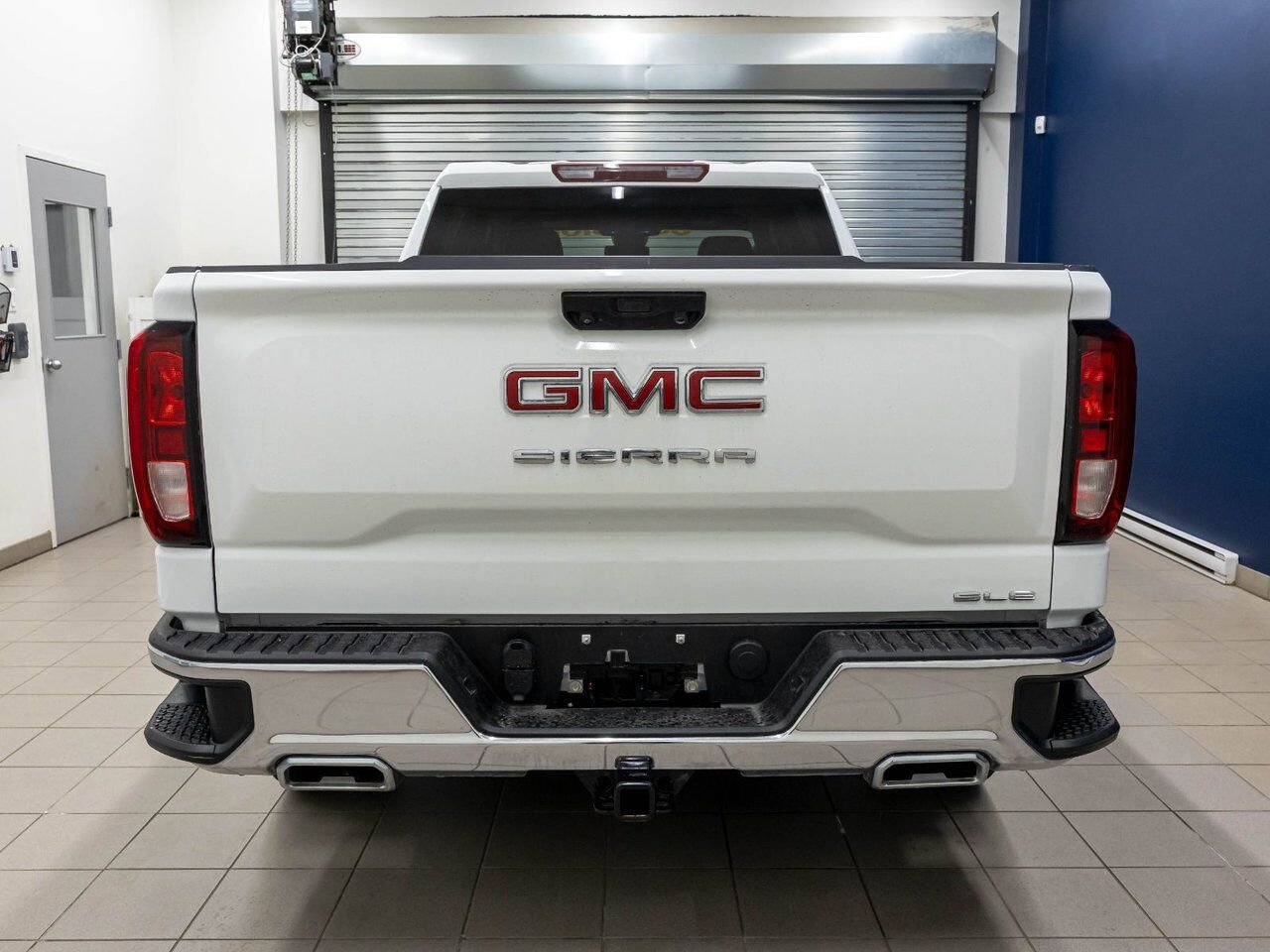GMC Sierra 1500 SLE X31 CREW 4X4 DIESEL *NAV* SIÈGES CHAUF CARPLAY 2024 Blanc Saint-Jérôme - photo #5