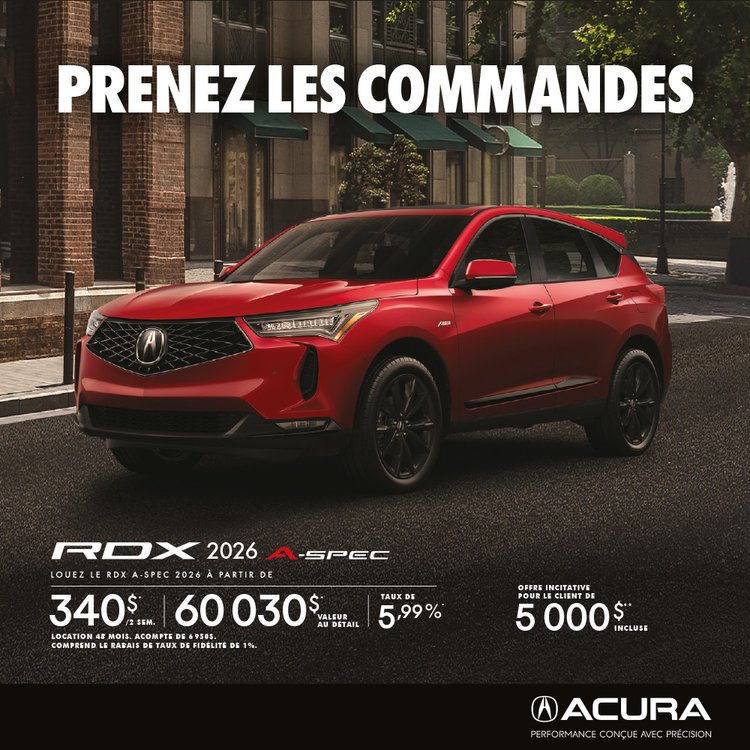 ACURA 1000x1000 septembre RDX 2026 FR