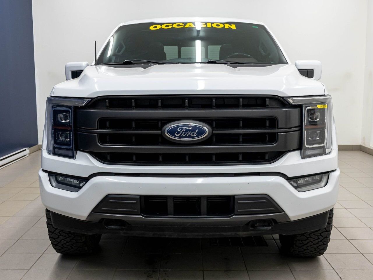 Ford F-150 LARIAT CREW 4X4 *TOIT* NAV CUIR SIÈGES VENTIL B&O 2021 Blanc Saint-Jérôme - photo #5
