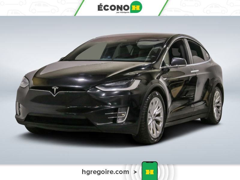 2017 Tesla Model X 75D AWD CUIR TOIT NAV CAMÉRA MAGS Black
