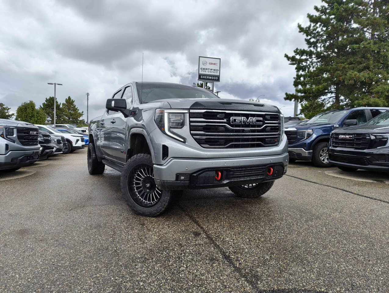 2025 GMC Sierra 1500 4WD Crew Cab 157 AT4 Grey Sherwood Park - photo #1